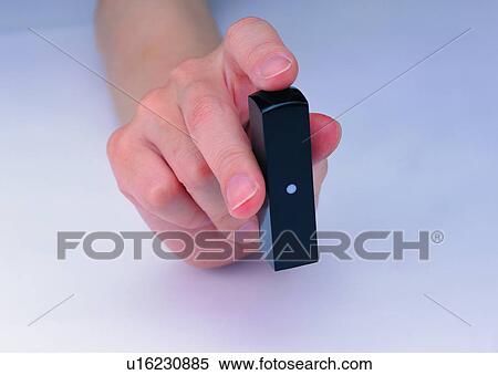 Stock Photography - stamp, finger, hand, seal. Fotosearch