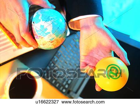 Stock Photo - cup, shadow, light, globe, action, object. Fotosearch