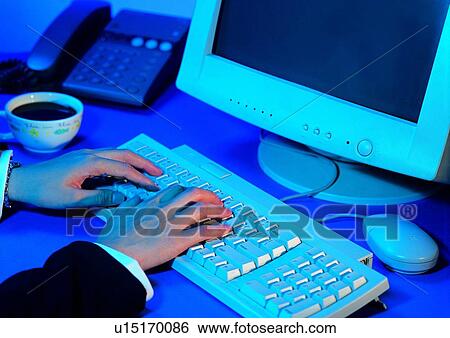 Stock Photograph - indoor, light, shadow, hand, action, object. Fotosearch