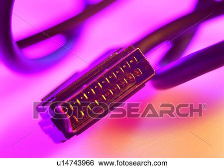 Stock Photograph - connector, office, computer, wire. Fotosearch