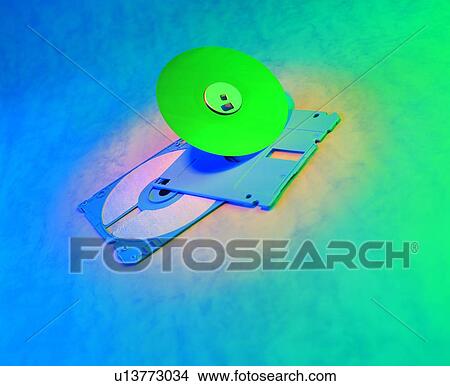 floppy disk, CD-ROM, office, storage View Large Photo Image Picture - floppy disk, CD-ROM, office, storage. Fotosearch