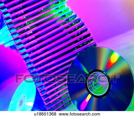 Stock Photo - office, CD-ROM, disc, storage. Fotosearch