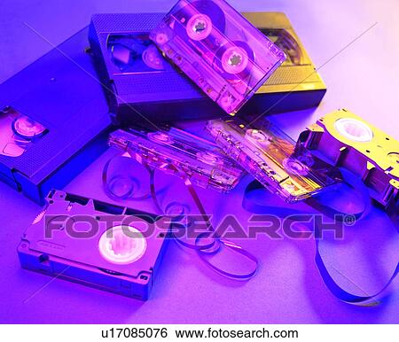Stock Photograph - record, video, tape, video tape. Fotosearch