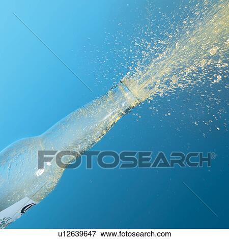 Stock Photo - bubbly, champagne, alcohol, indoor, alcoholic, gushing, drink. Fotosearch