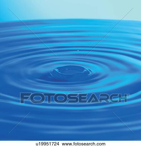 Picture - disturbance, ripple, background, circle, design, water. Fotosearch