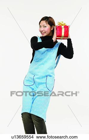 Cut Out, Happiness, White Background, Gift, Holding View Large Photo Image Picture - Cut Out, Happiness, White Background, Gift, Holding. Fotosearch