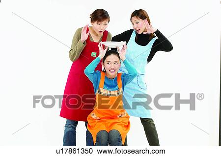 Jeans, Arms Raised, Smiling, Happiness, Raised Eyebrows, Housewife Body Language, Holding View Large Photo Image Stock Image - Jeans, Arms Raised, Smiling, Happiness, Raised Eyebrows, Housewife Body Language, Holding. Fotosearch