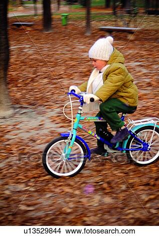 forest, child, bicycle, bike, childhood, park, treet View Large Photo Image Picture - forest, child, bicycle, bike, childhood, park, treet. Fotosearch