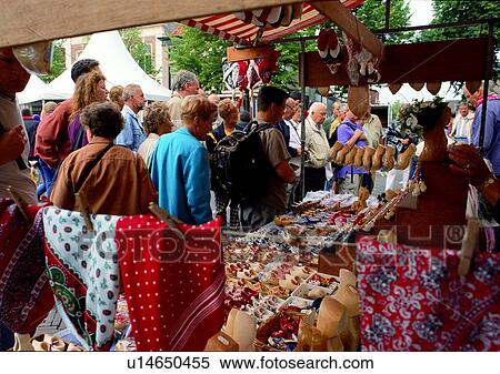 Stock Photography - roadside, object, dealer, buy, articles, fair, sale. Fotosearch