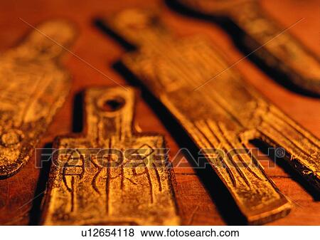 Artifact, Embossed, Close-Up, Ancient View Large Photo Image Stock Photo - Artifact, Embossed, Close-Up, Ancient. Fotosearch