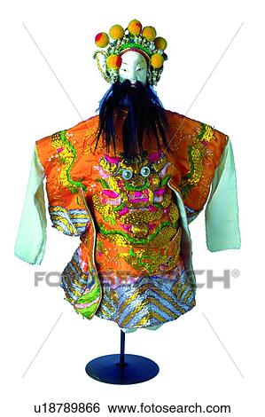 Stock Photograph - doll, antique, Asia, object, tradition, Chinese. Fotosearch