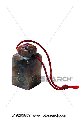 Stock Photo - jade, rope, object, tradition, antique, Asia. Fotosearch