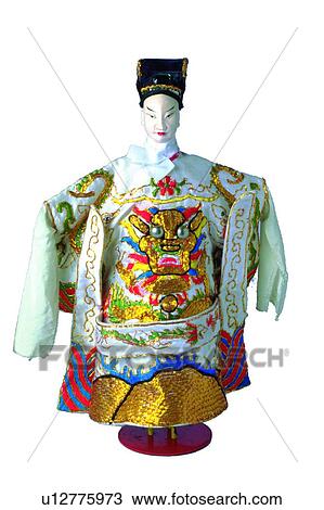 Stock Image - object, antique, Asia, Chinese, tradition, doll. Fotosearch