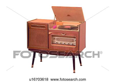 Stock Photo - radio, phonograph, information, music, object, antique. Fotosearch