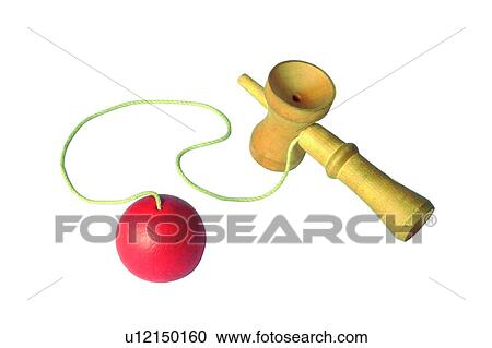 Stock Image - rope, antique, object, ball, tradition, red, toy. Fotosearch