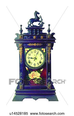 Stock Photography - time, carving, object, clock, antique. Fotosearch