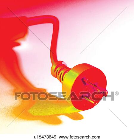 Stock Photo - cable, power supply, close-up, connect, connector, electronics. Fotosearch