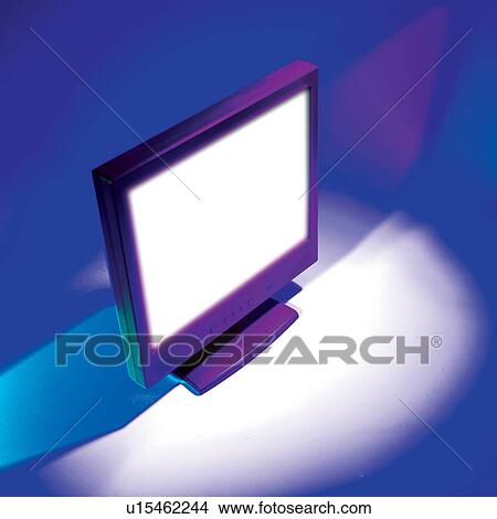 Picture - screen, electronic, square, plastic, output device, display, equipment. Fotosearch