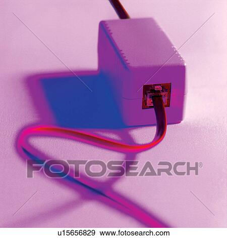 Stock Photo - square, accessories, cable, close-up. Fotosearch