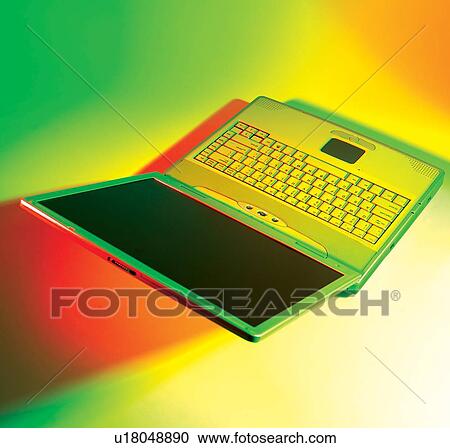 Stock Image - technology, electronic, portable computer, laptop, electronic device. Fotosearch
