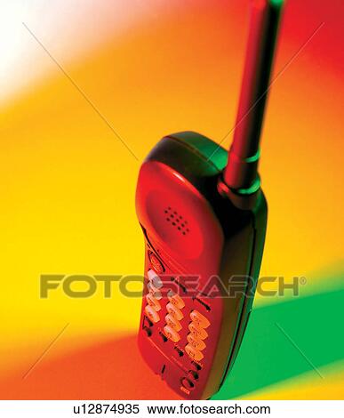 Stock Photography - telecommunication, receiver, mobile phone, wireless, object, antenna. Fotosearch