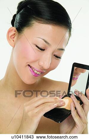 Stock Image - Black Hair, Close-Up, Asian Ethnicity. Fotosearch