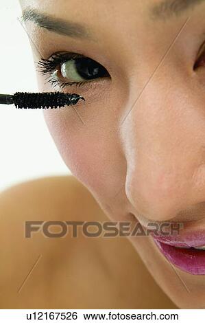 Stock Photograph - Indoor, Inner Beauty, Happiness, Human Eye, Close-Up, Eyeliner. Fotosearch