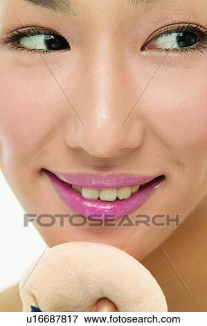 Make-Up, Human Lips, Holding, Human Eye, Inner Beauty View Large Photo Image Stock Photo - Make-Up, Human Lips, Holding, Human Eye, Inner Beauty. Fotosearch