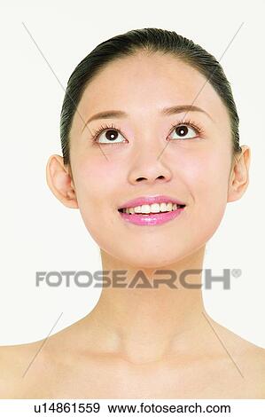 Beauty, Close-Up, Black Hair, Asian Ethnicity View Large Photo Image Stock Photo - Beauty, Close-Up, Black Hair, Asian Ethnicity. Fotosearch