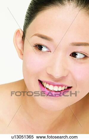 Stock Photography - Young Adult, Inner Beauty, Close-Up, Asian Ethnicity, One Person, Beautiful. Fotosearch