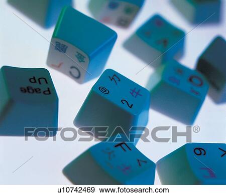 Stock Photo - object, scattered, text. Fotosearch