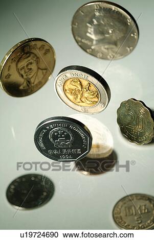 Close-Up, Coin, Falling, Group Of Objects, Indoor View Large Photo Image Stock Image - Close-Up, Coin, Falling, Group Of Objects, Indoor. Fotosearch