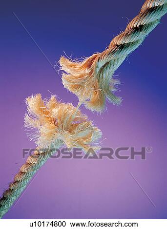 Stock Image - pattern, exchange, close-up, fibers, leash, cord, fraying. Fotosearch
