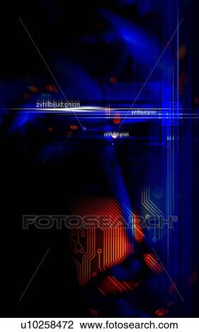 Blue and red pattern on a black background View Large Photo Image Stock Image - Blue and red pattern on a black background. Fotosearch
