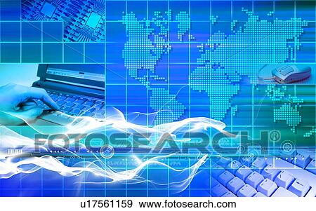 White waves superimposed on a map of the earth View Large Photo Image Stock Photo - White waves superimposed on a map of the earth. Fotosearch