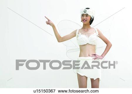 Stock Photo - Cut Out, Asian Ethnicity, Short Hair, Adolescence, Kids Body Language. Fotosearch