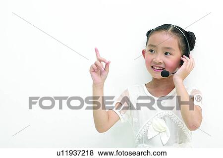 Happiness, Child, One Child Only, White Background, Black Hair, Body Language View Large Photo Image Stock Photo - Happiness, Child, One Child Only, White Background, Black Hair, Body Language. Fotosearch