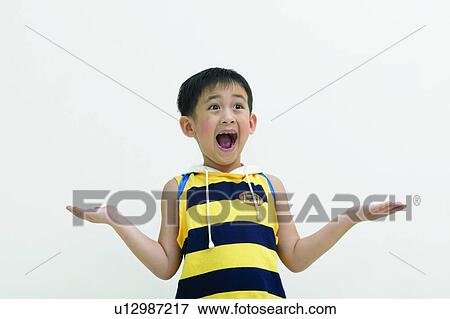 Kids Body Language, One Person, Striped, Body Language, Indoor, Close-Up, Childhood View Large Photo Image Stock Photo - Kids Body Language, One Person, Striped, Body Language, Indoor, Close-Up, Childhood. Fotosearch