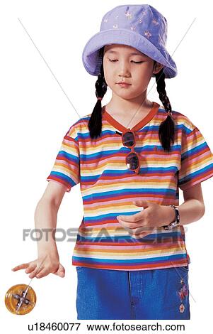 Stock Photo - background, 5-6 years, asian ethnicity, toy, childhood, culture. Fotosearch