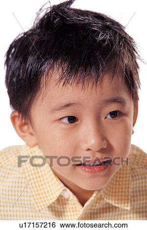 culture, childhood, white background, head and shoulders, emotion, background View Large Photo Image Stock Photograph - culture, childhood, white background, head and shoulders, emotion, background. Fotosearch