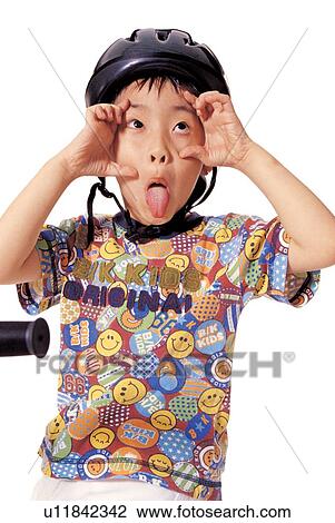 human cutouts, cycling helmet, happiness, playful, waist up, making face View Large Photo Image Stock Image - human cutouts, cycling helmet, happiness, playful, waist up, making face. Fotosearch
