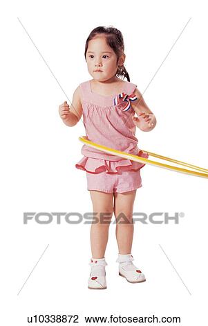 playful, child, one person, hula-hoop, looking away View Large Photo Image Stock Image - playful, child, one person, hula-hoop, looking away. Fotosearch