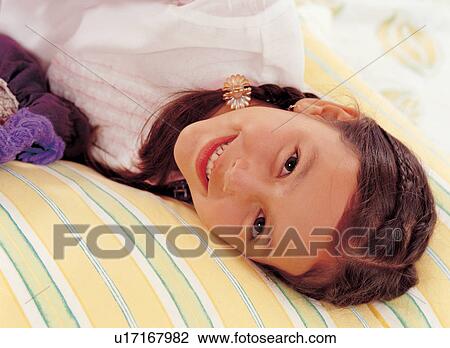 braid, brown hair, carefree, casual View Large Photo Image Stock Image - braid, brown hair, carefree, casual. Fotosearch