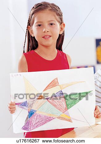 Stock Photo - brown hair, carefree, casual. Fotosearch
