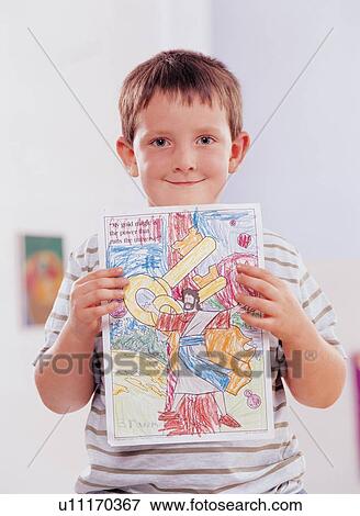 child, children's wear, looking at camera, drawing, one person, childhood View Large Photo Image Stock Photo - child, children's wear, looking at camera, drawing, one person, childhood. Fotosearch