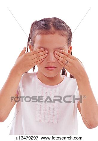 Stock Photo - hair do, plaits, leisure, emotion, close-up. Fotosearch