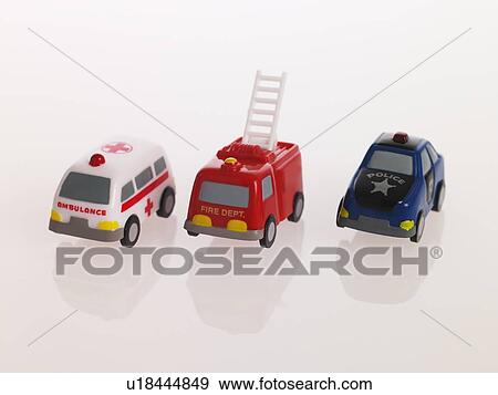 police car ambulance fire truck toys