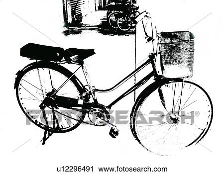 Stock Image - Handlebar, Life Stuff, Bicycle, Stuff, B/W, Close-Up. Fotosearch