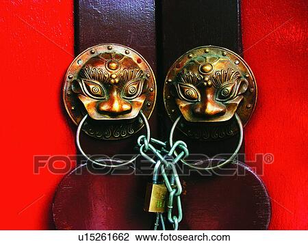 Stock Image - Ornate, Indoor, Wild Cat, Closed, Ring, Nostalgia. Fotosearch