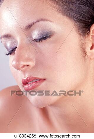 Stock Photography - beautiful, beauty treatment, beautifying, attractive. Fotosearch